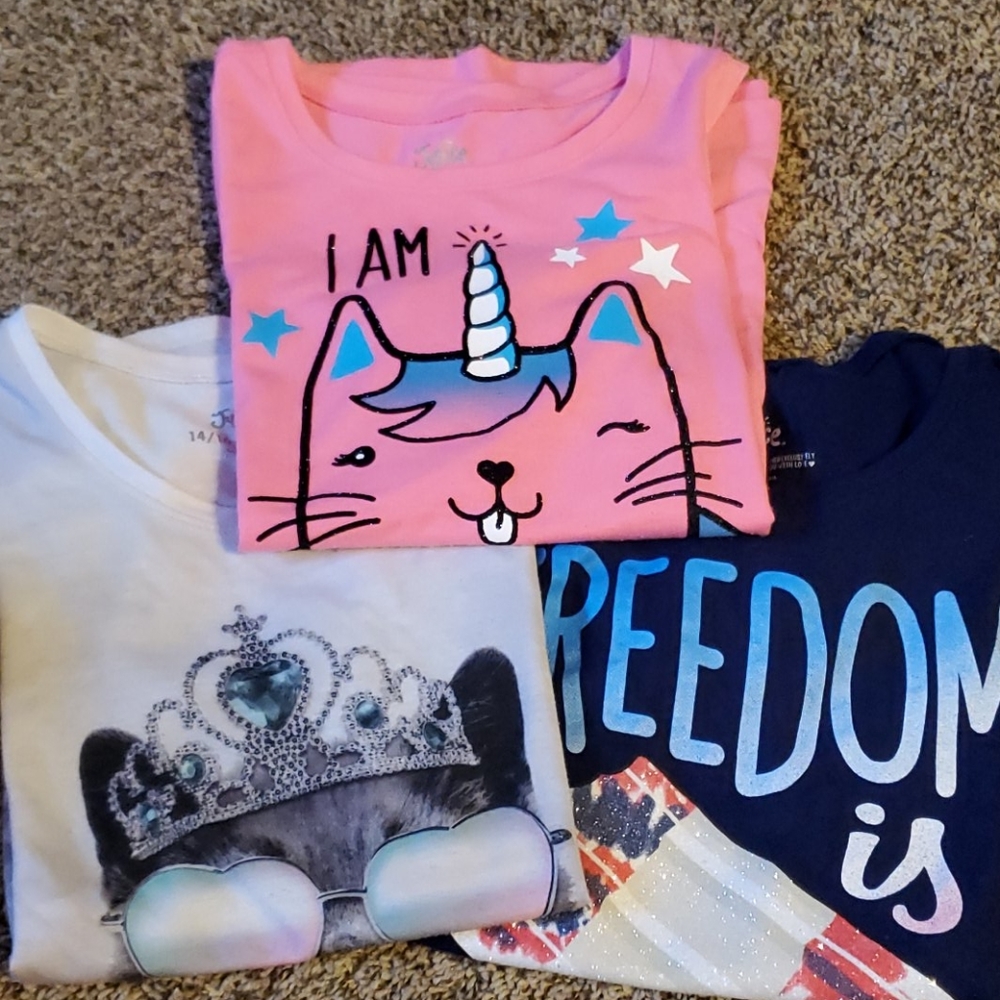 Three Justice tops